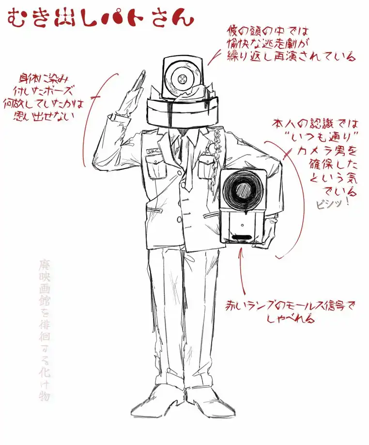 むき出しパトさん