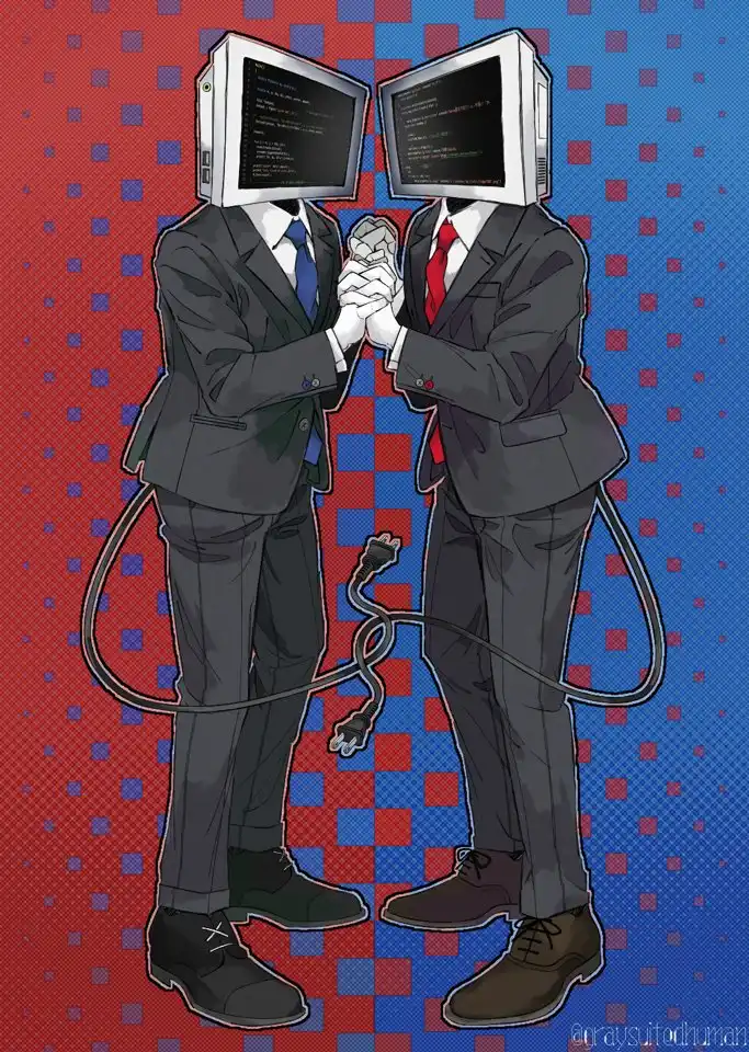 デュアルシステムパソコン頭